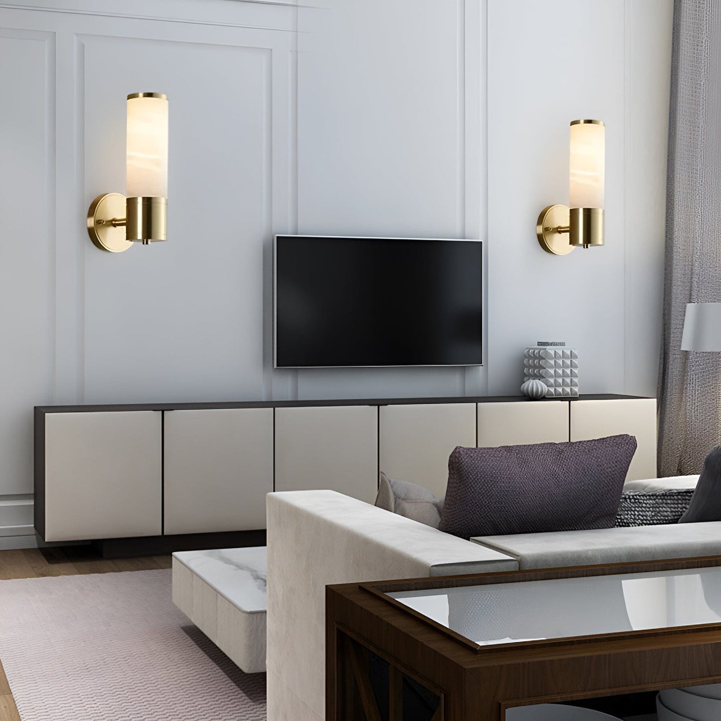 Marble Shade Wall Sconce Lamp