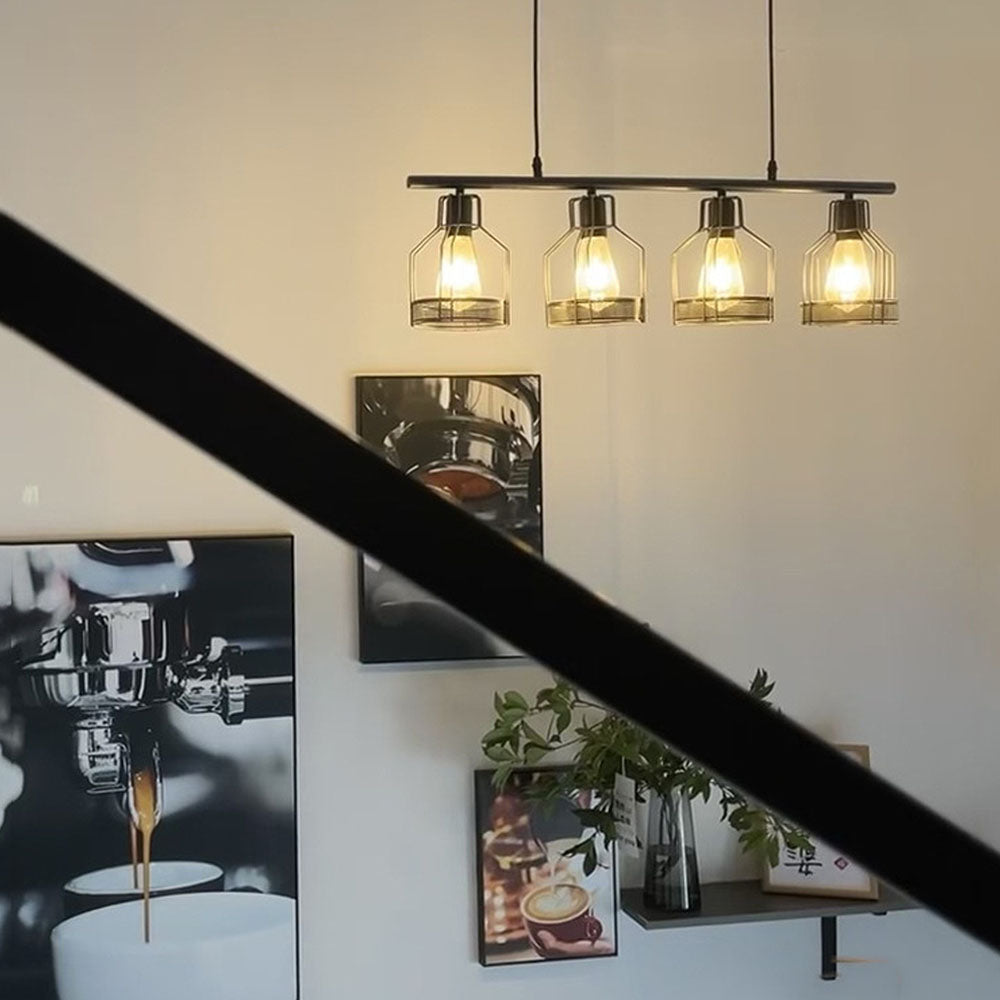 Vintage Black Island Fixture