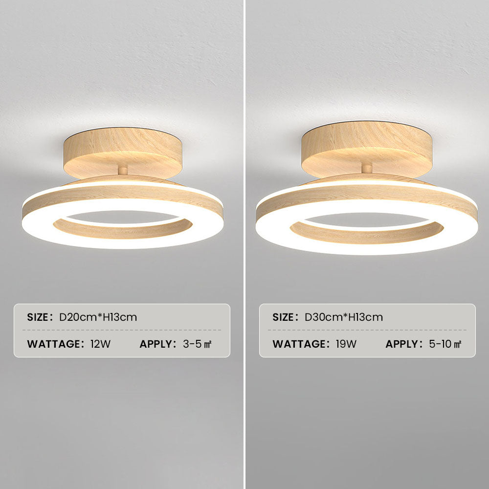 Slim Acrylic Flush Mount Light