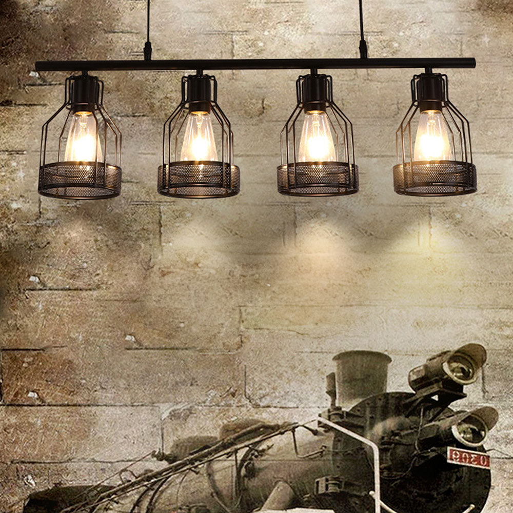 Vintage Black Island Fixture