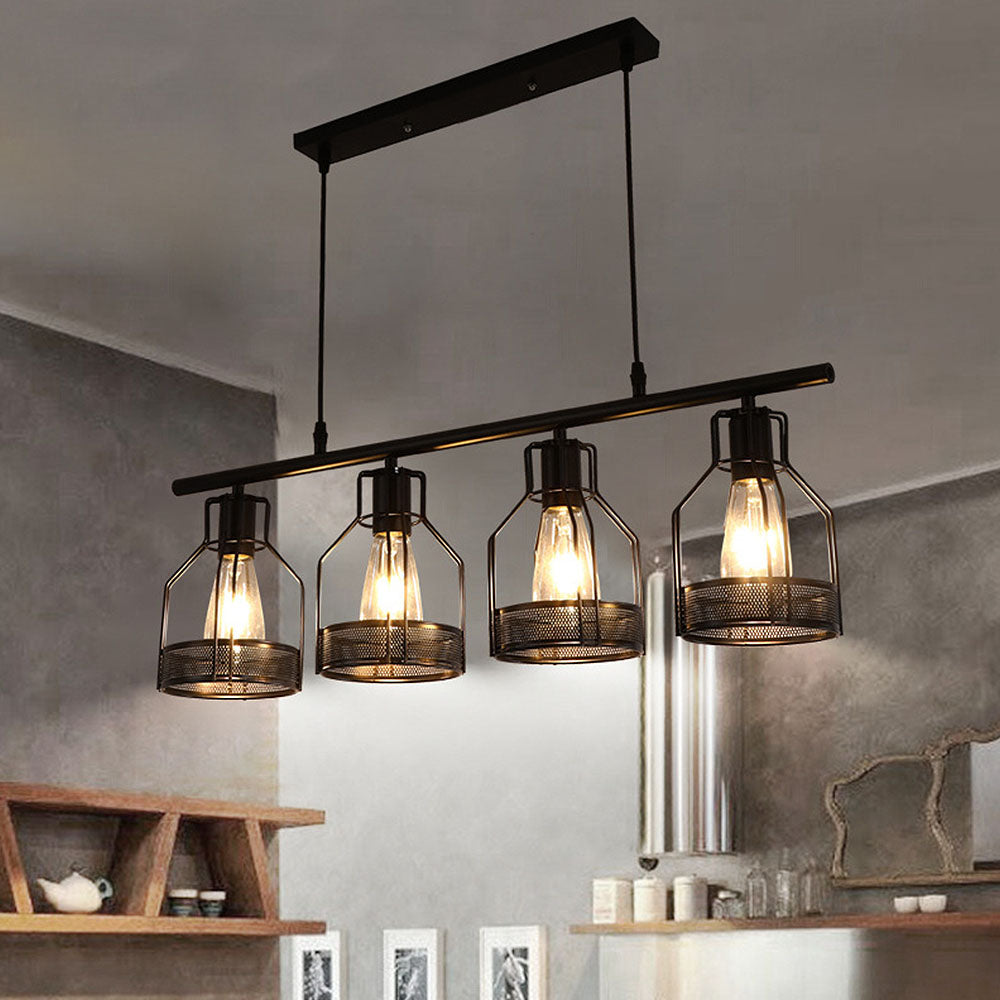 Vintage Black Island Fixture