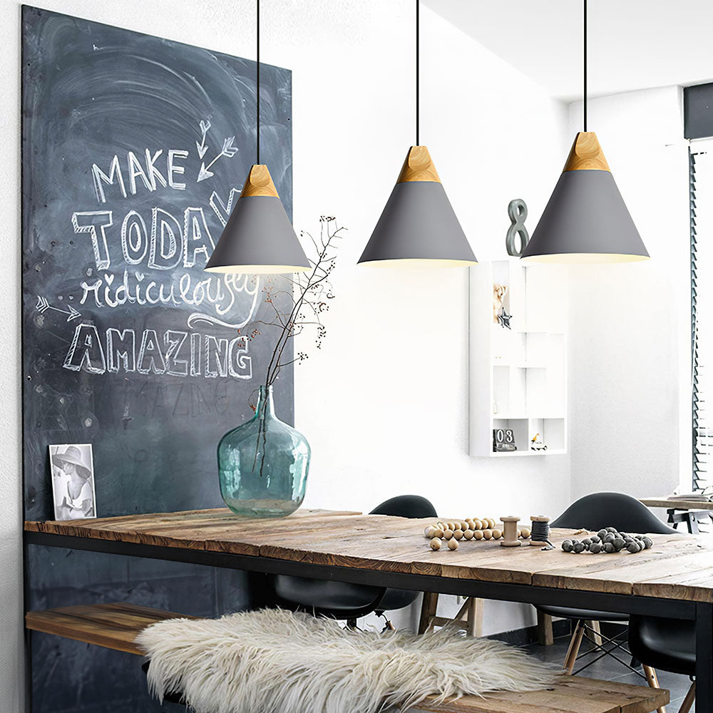 Nordic Wood Pendant Light