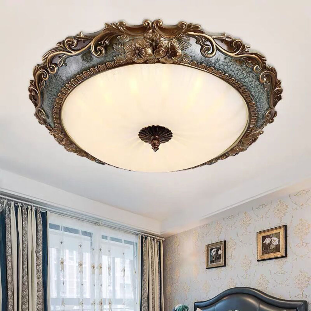 Resin Dome Ceiling Light