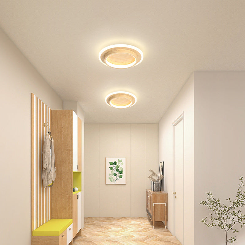 Round Metal & Acrylic Ceiling Light