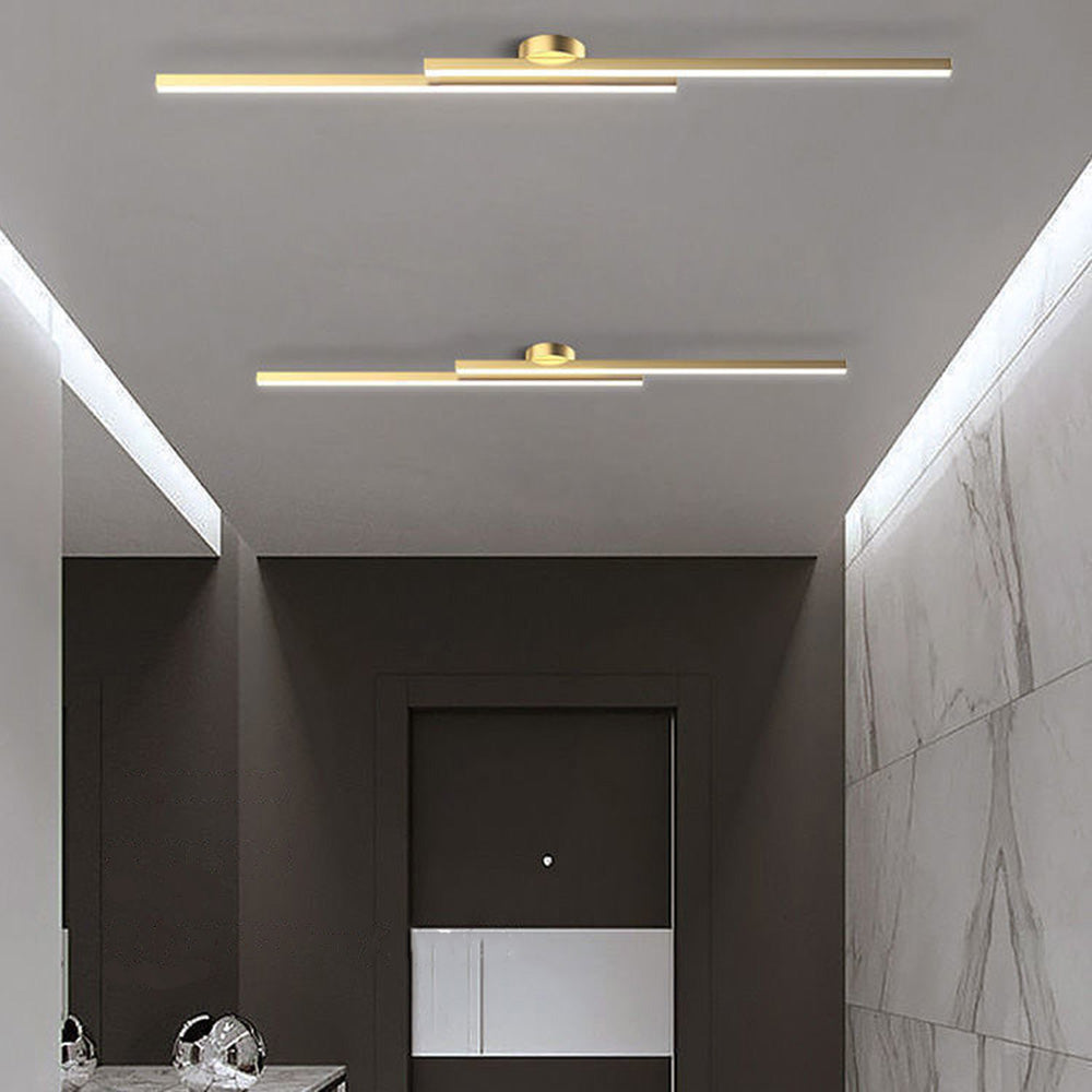 Elongated Aluminum LED Ceiling Light