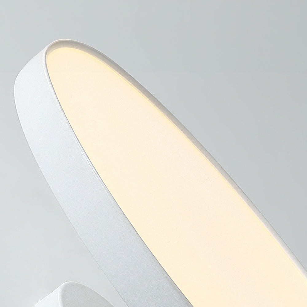 White Semi-Flush LED Light