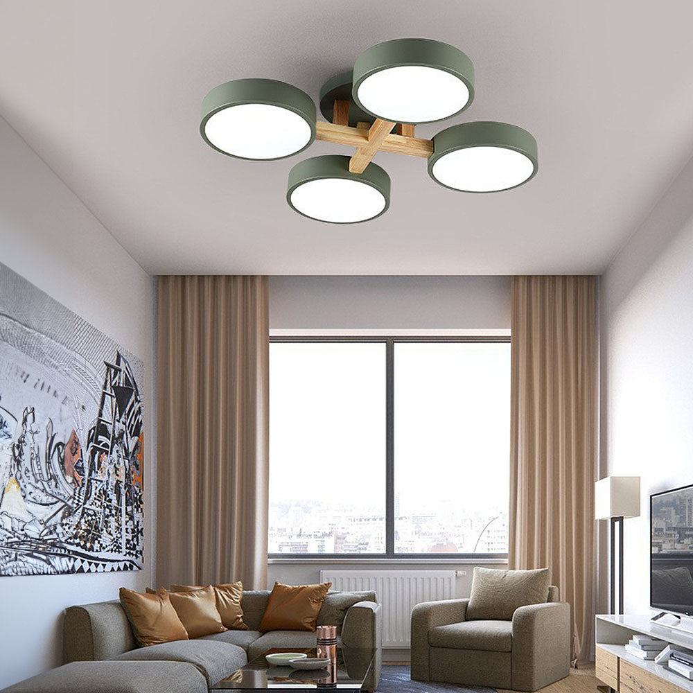 Modern Flush Bedroom Lamp