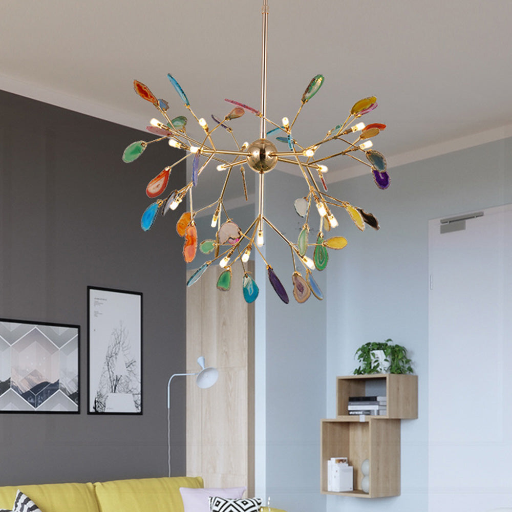 Luxury Agate Stone Chandelier