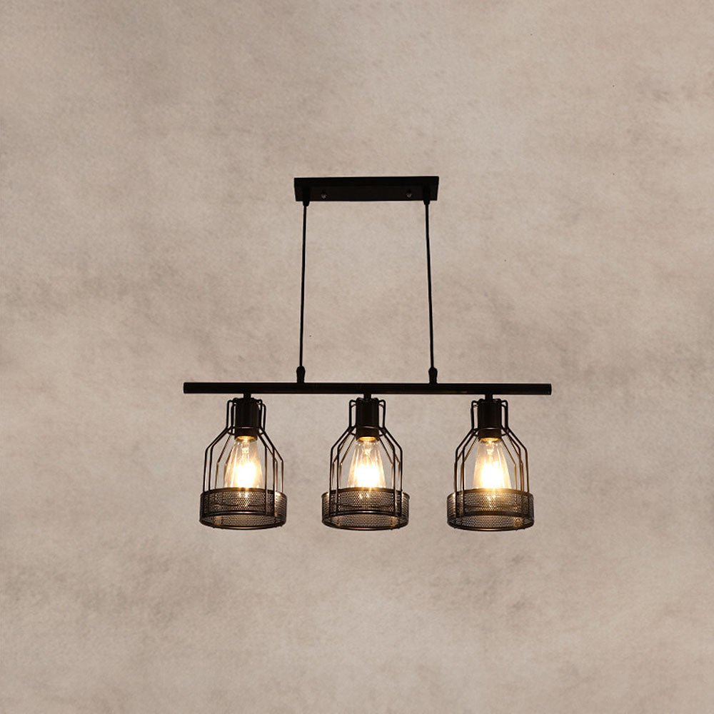 Vintage Black Island Fixture