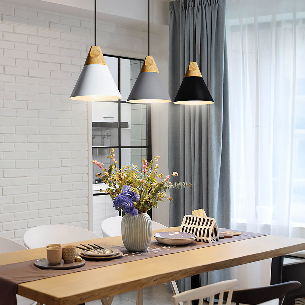 Nordic Wood Pendant Light