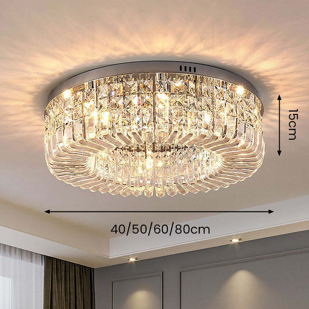 Glamorous Bedroom Flush Light