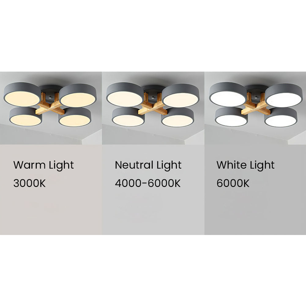 Modern Flush Bedroom Lamp