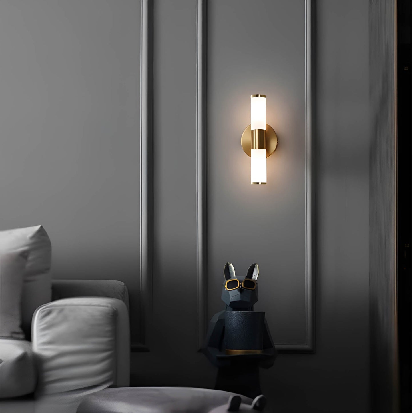 Marble Shade Wall Sconce Lamp