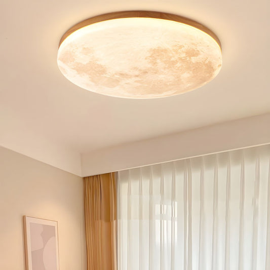 Moon-Inspired Art Deco Ceiling Light