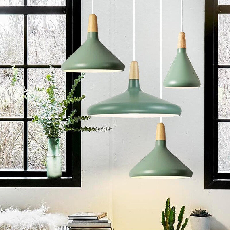 Macaron Wooden Pendant Light