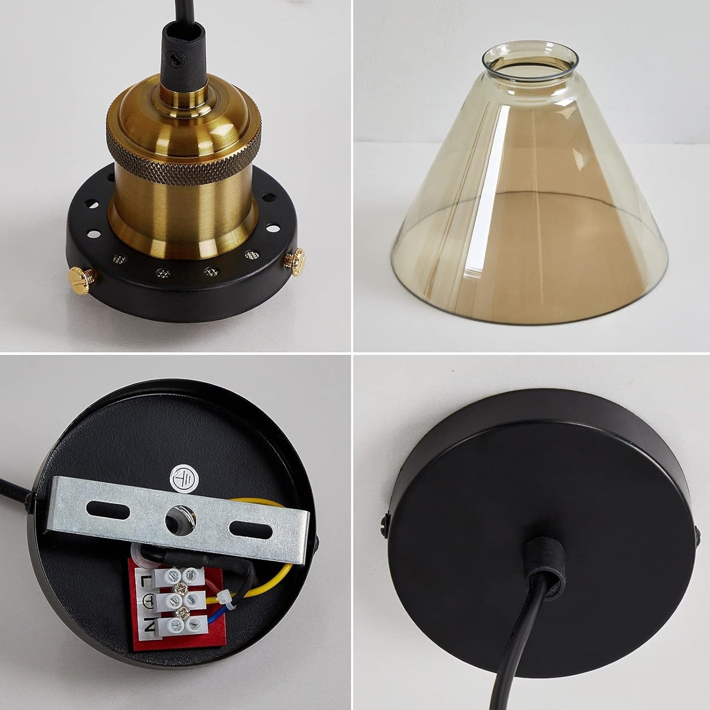 Transparent Bedside Hanging Lamp