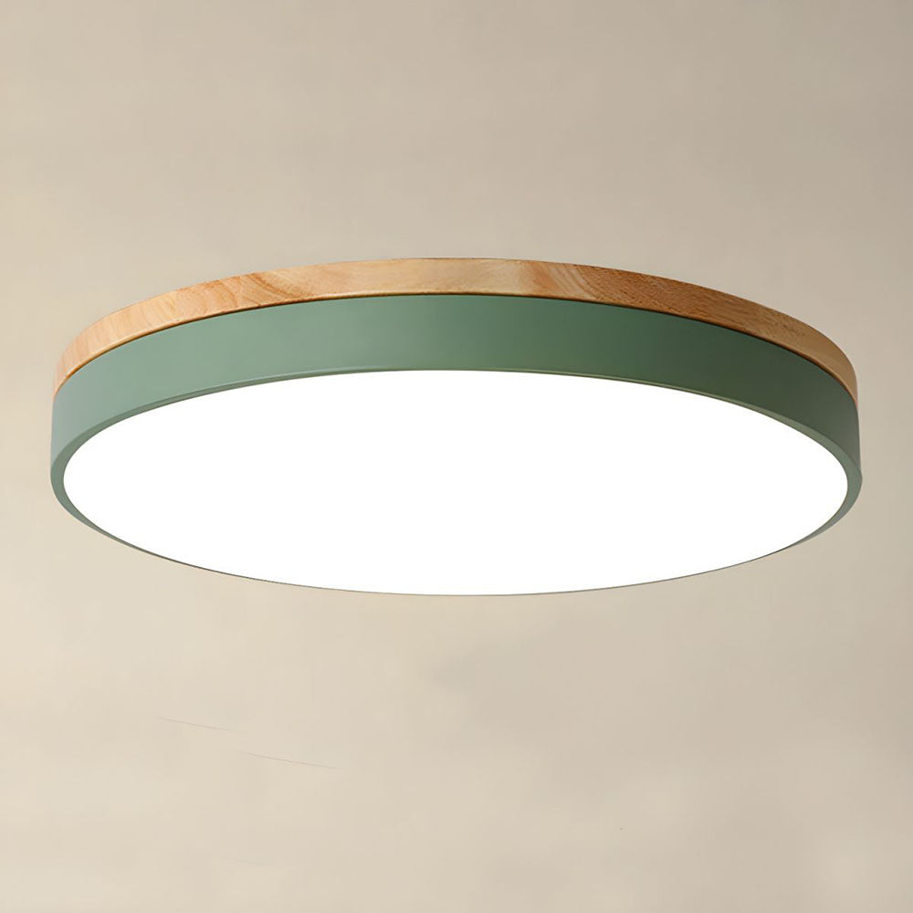 Wooden Round Ceiling Light