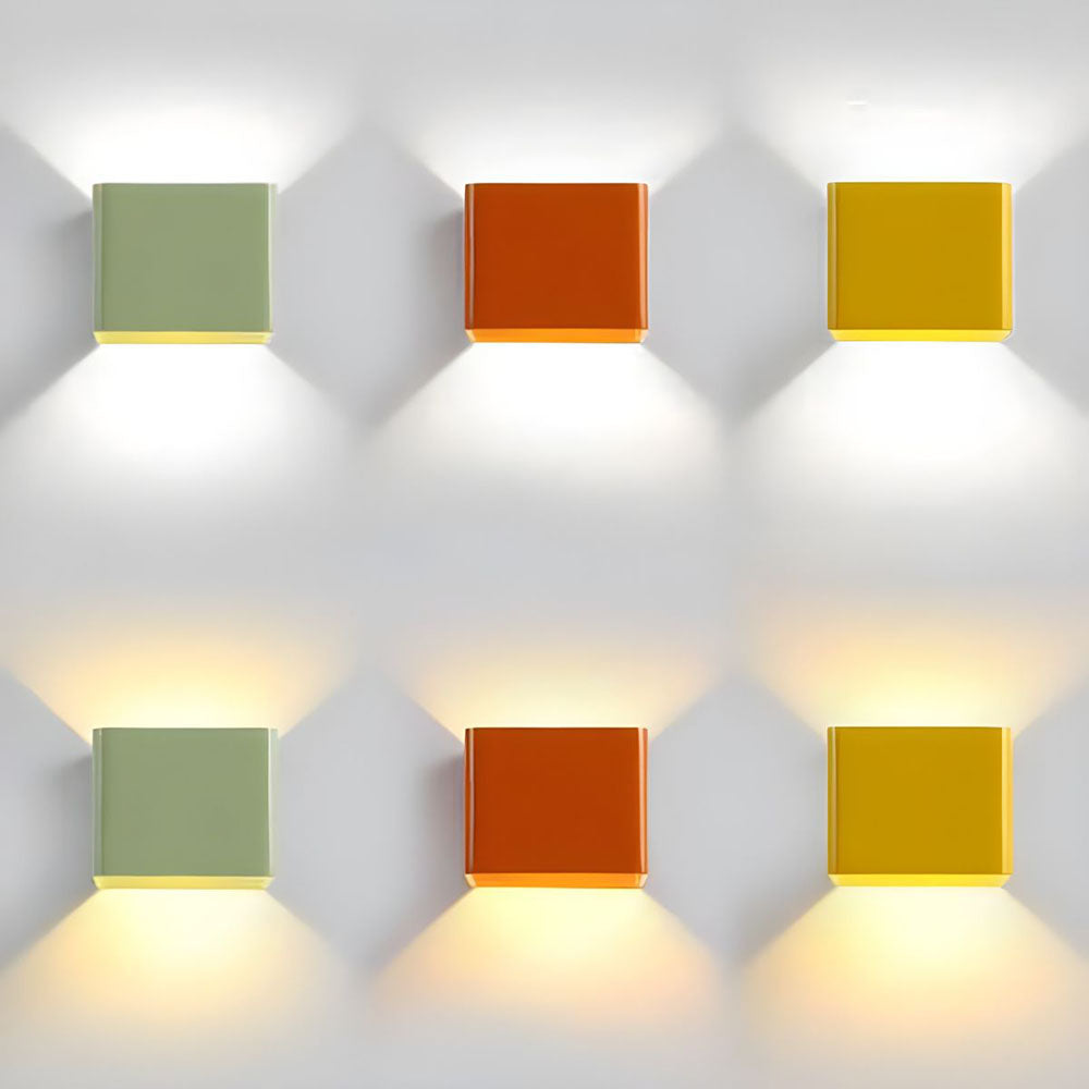 Cube Shape Wall Light