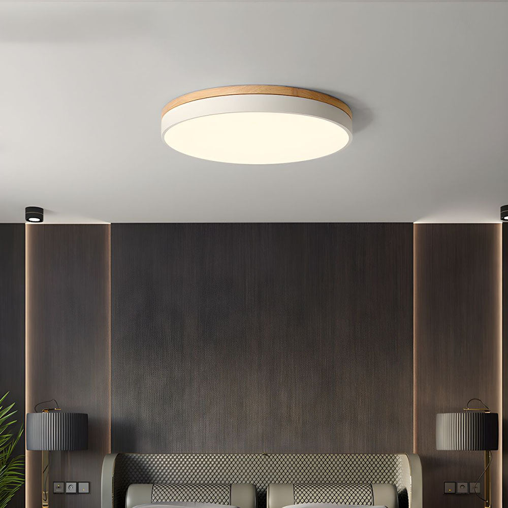 Wooden Round Ceiling Light