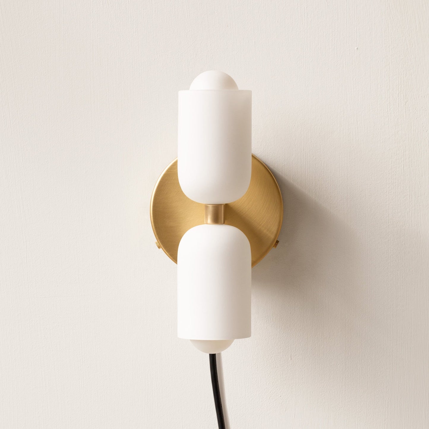 Modern Twin Head Wall Sconce