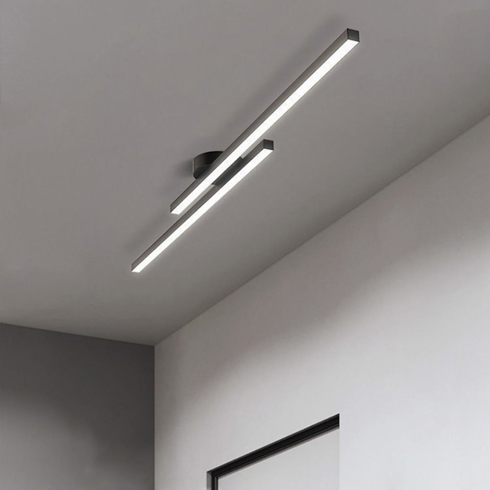 Elongated Aluminum LED Ceiling Light