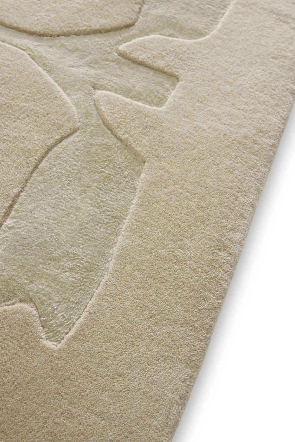 Bordeaux wool rug for living room elegant