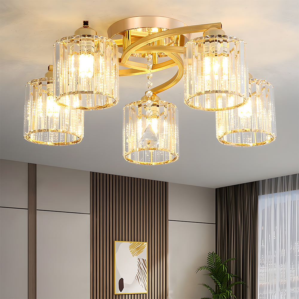 Modern Glam Ceiling Fixture