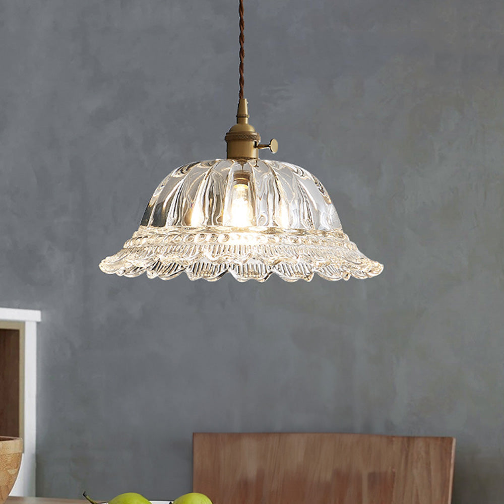 Clear Glass Hanging Lamp for Islands