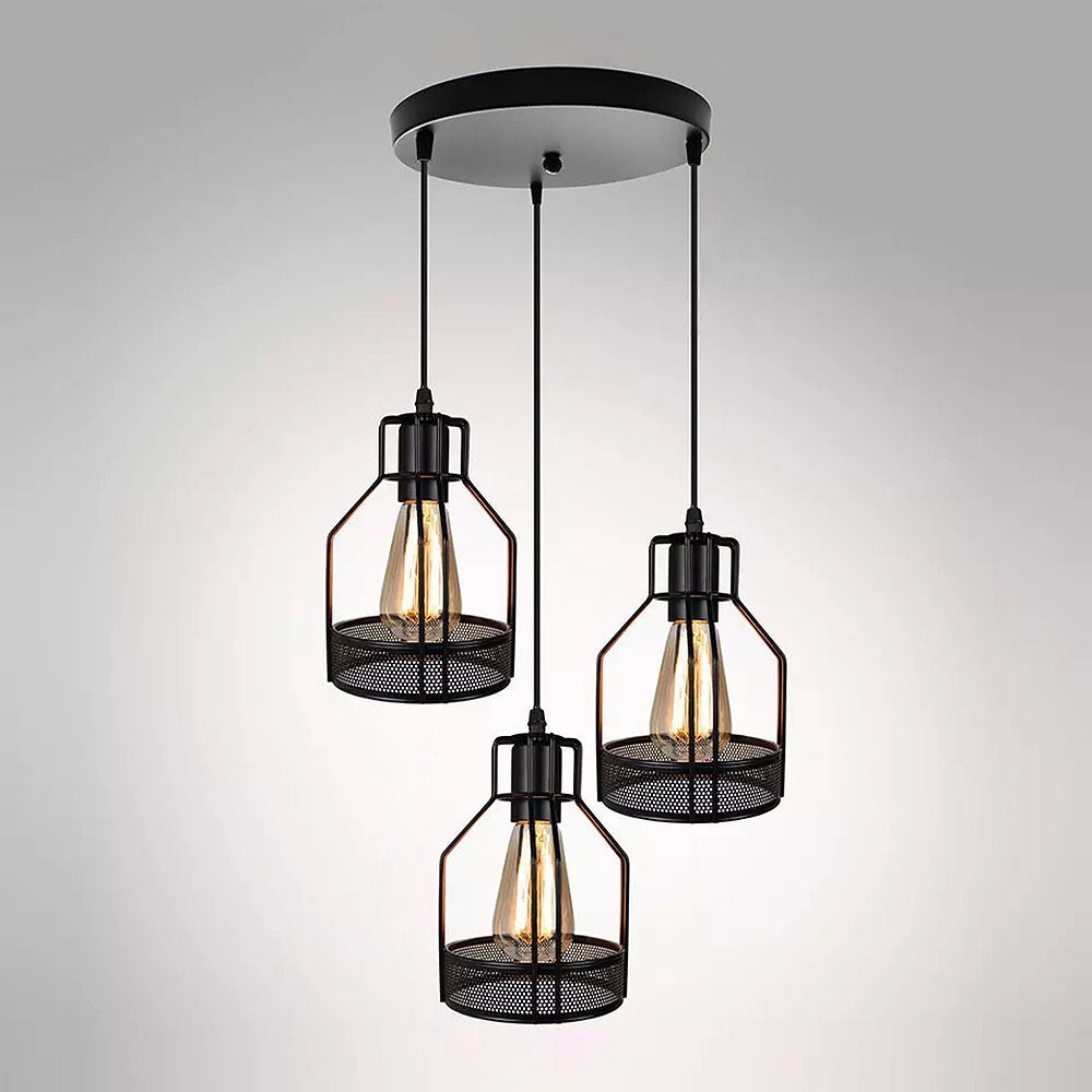 Vintage Black Island Fixture