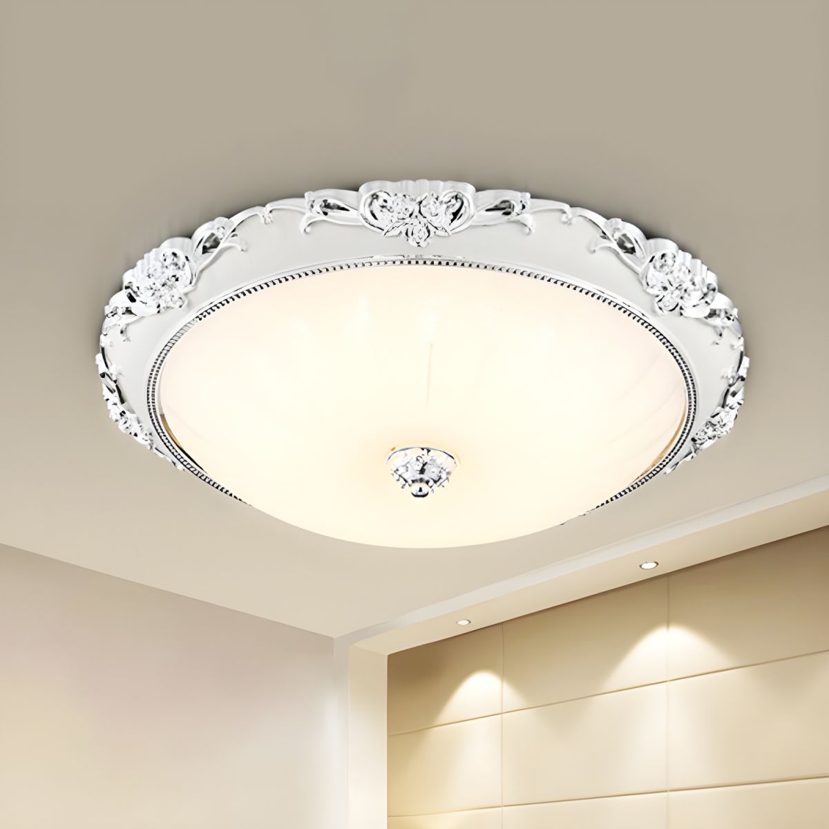 Flush Dome Ceiling Light