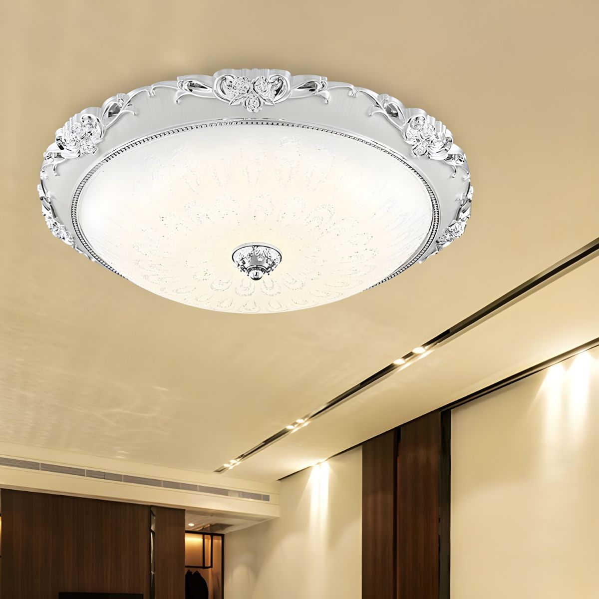 Flush Dome Ceiling Light