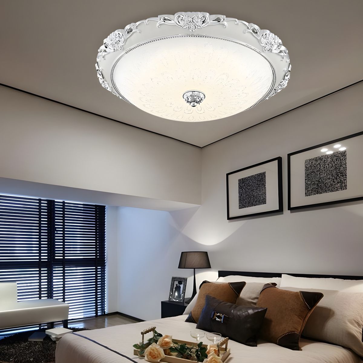 Flush Dome Ceiling Light