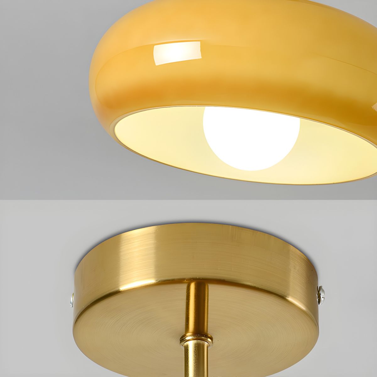 Vintage Glass Ceiling Light