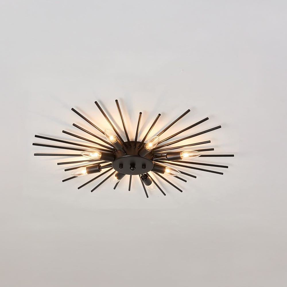 Metallic Spider Arm Ceiling Light