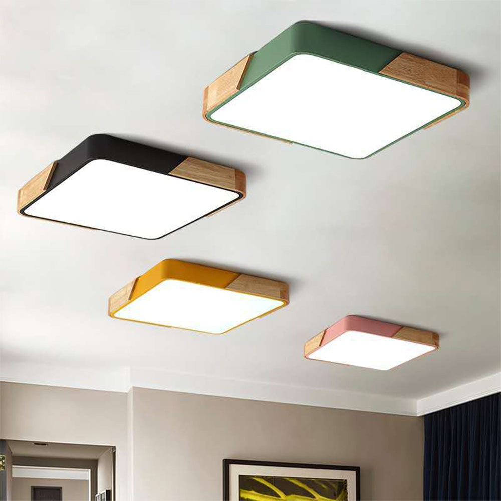 Colorful Square LED Ceiling Light