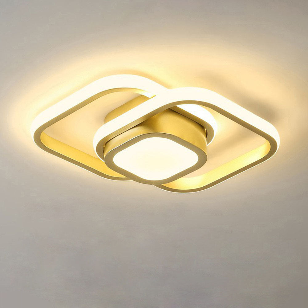 Twin Ring LED Ceiling Light