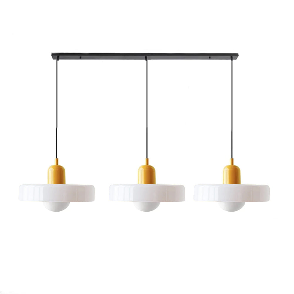 Triple Glass Pendant Light
