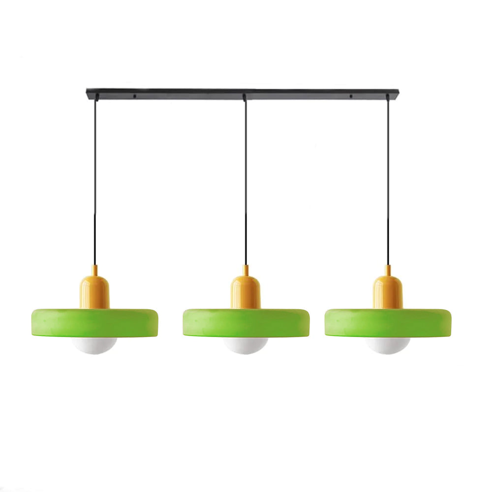 Triple Glass Pendant Light