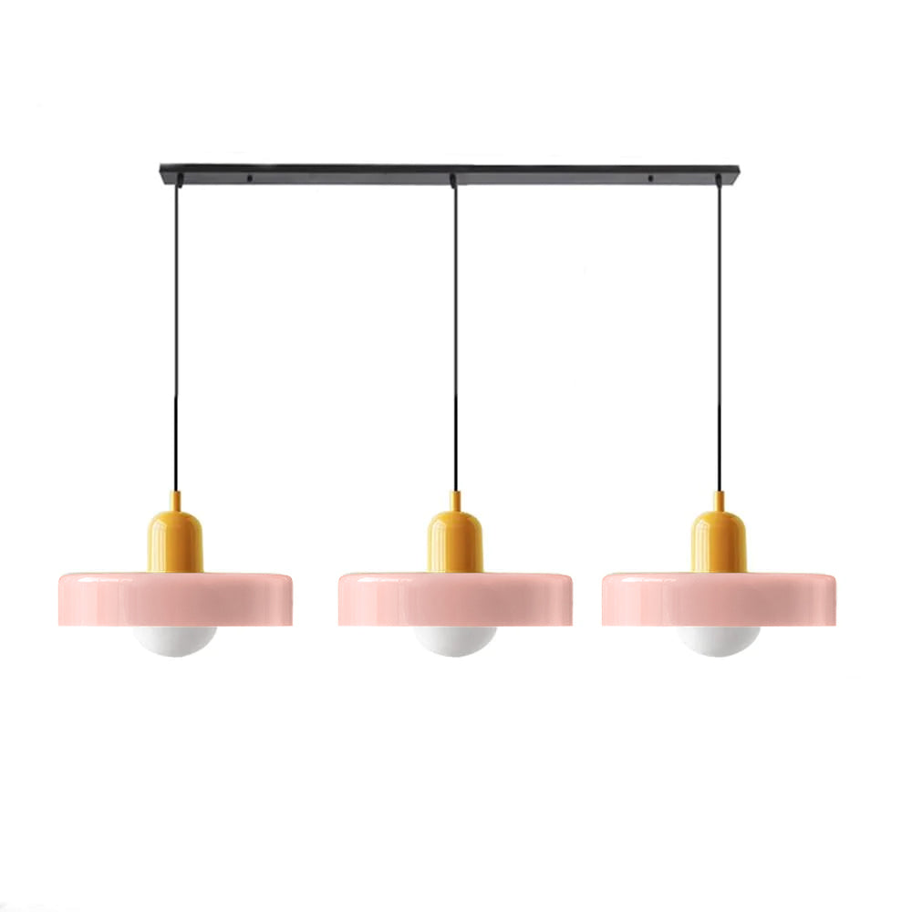 Triple Glass Pendant Light