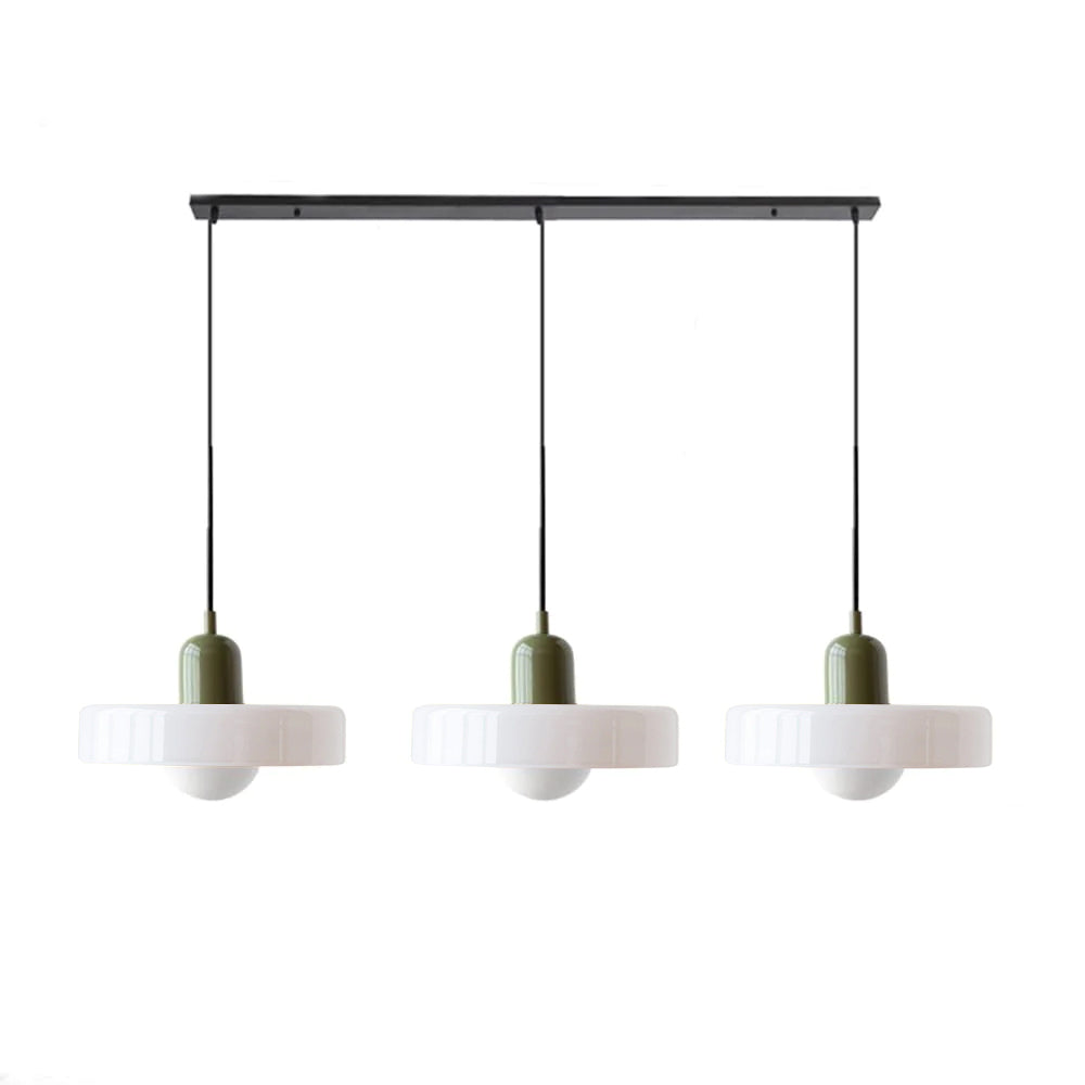 Triple Glass Pendant Light