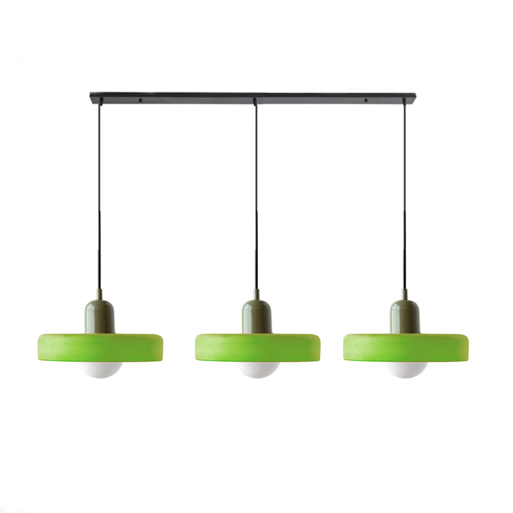Triple Glass Pendant Light