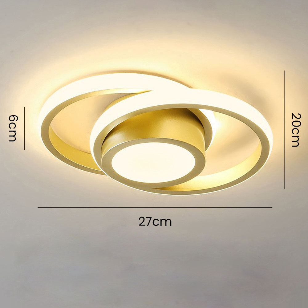 Twin Ring LED Ceiling Light