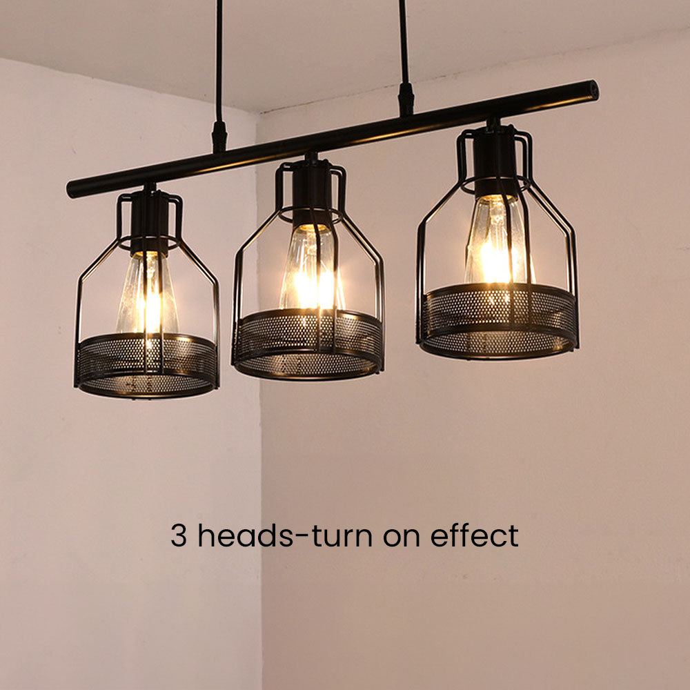 Vintage Black Island Fixture