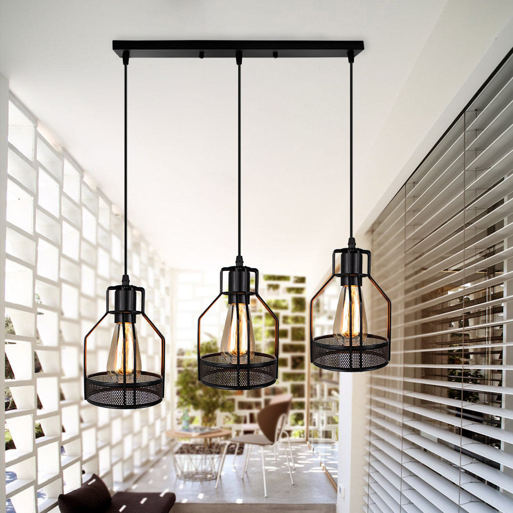 Vintage Black Island Fixture