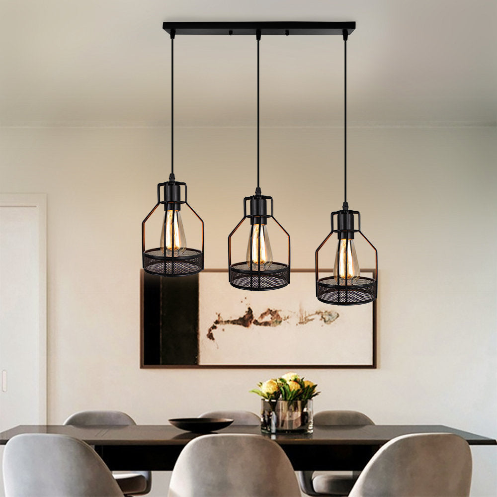 Vintage Black Island Fixture