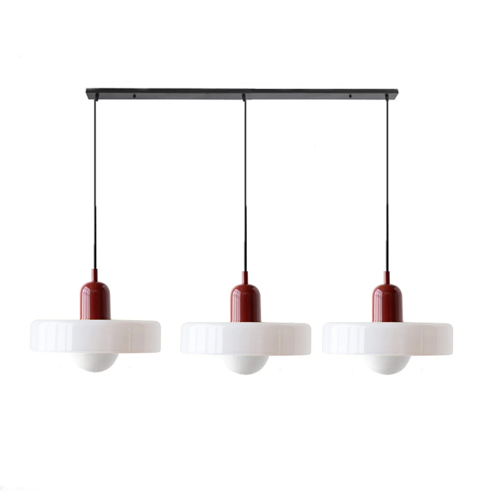 Triple Glass Pendant Light