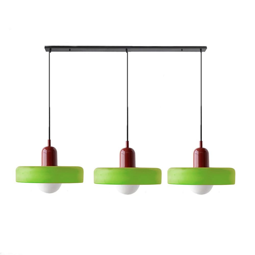 Triple Glass Pendant Light