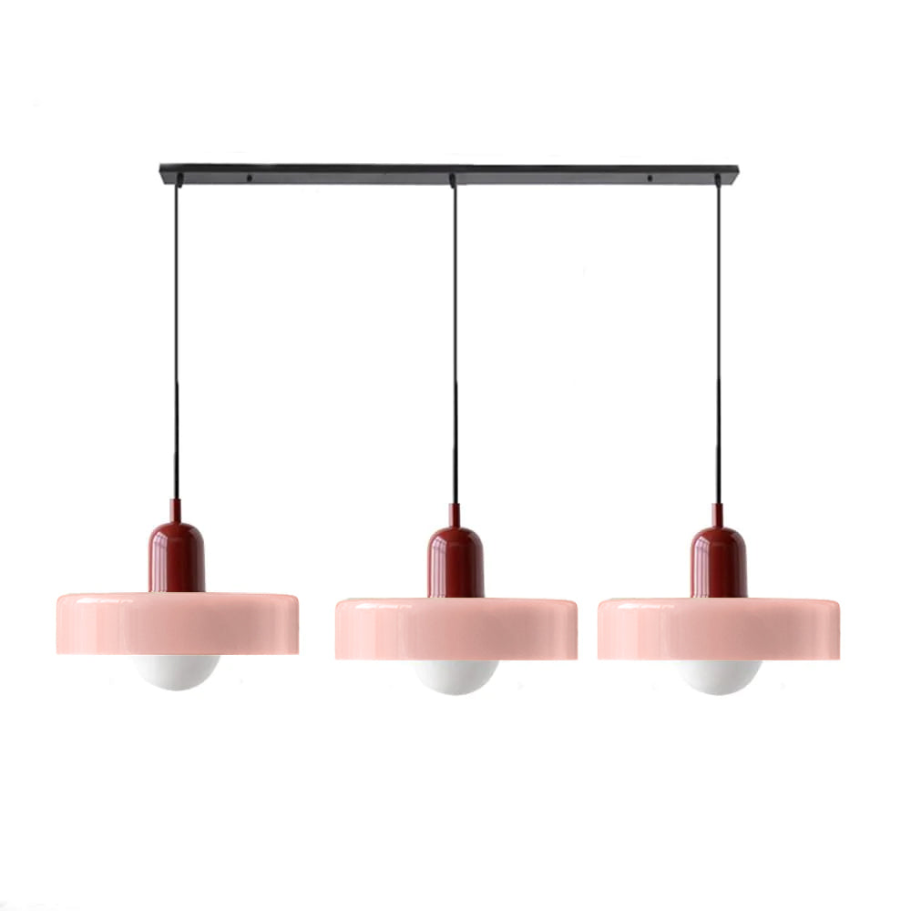 Triple Glass Pendant Light