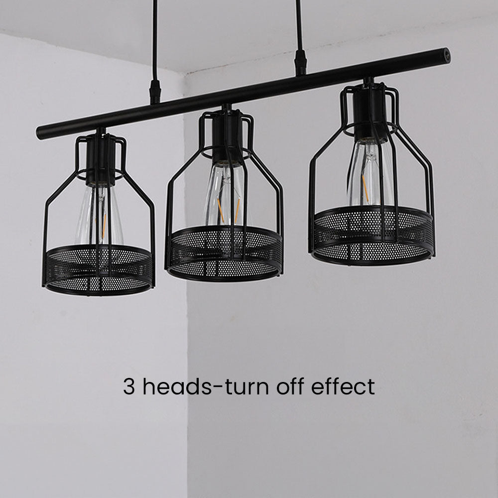Vintage Black Island Fixture