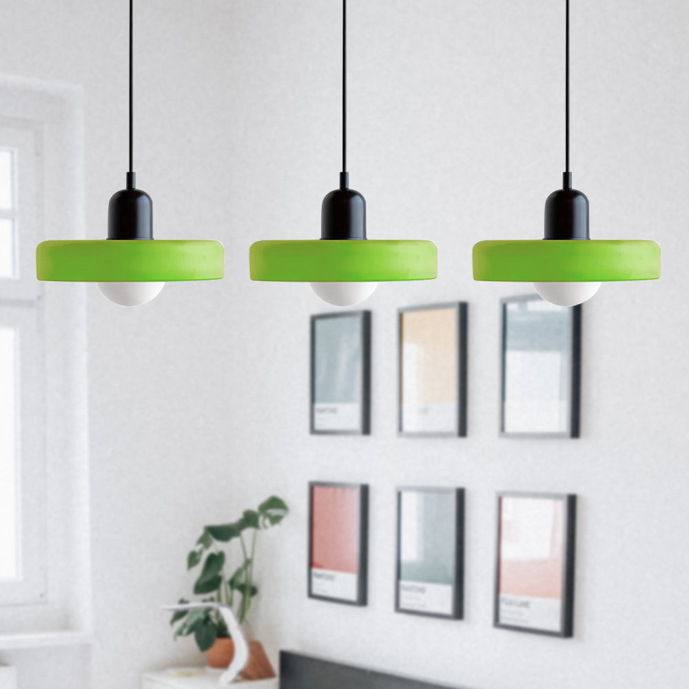 Triple Glass Pendant Light